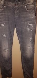 Silver Jeans Co black boyfriend jeans